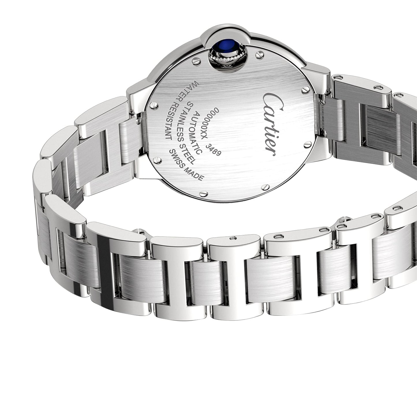 Ballon Bleu de Cartier 33 | 33mm, Steel, Diamond Silver Dial