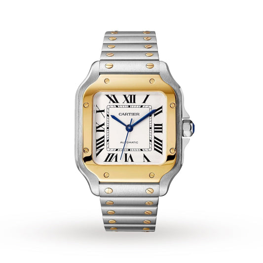 Santos de Cartier | 35mm, Two-Tone Steel & 18K Yellow Gold, Silver Dial