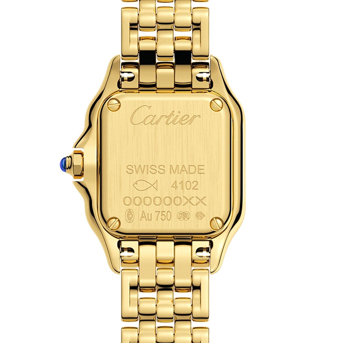 Panthère de Cartier Mini Model | 19mm, 18K Yellow Gold, Silver Dial, Ref. WGPN0016/WGPN0036