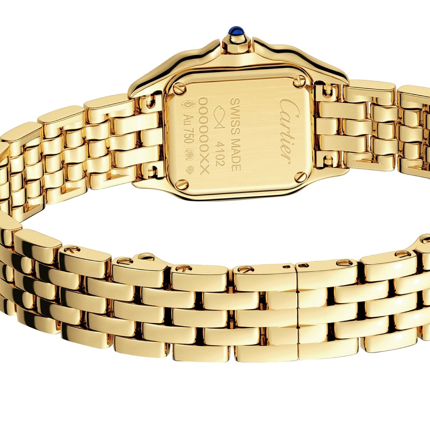 Panthère de Cartier Mini Model | 19mm, 18K Yellow Gold, Silver Dial, Ref. WGPN0016/WGPN0036