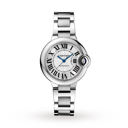 Ballon Bleu de Cartier 33 | 33mm, Steel, Silver Dial, Ref. WSBB0044
