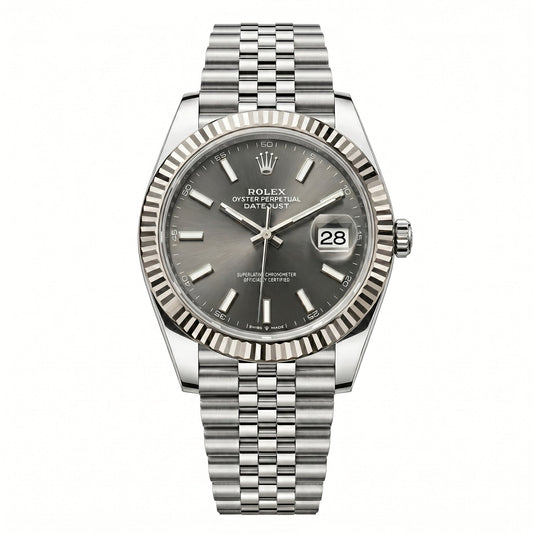 Rolex Datejust 41 126334 Oystersteel & White Gold "Slate"