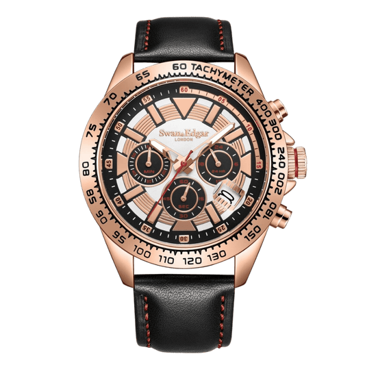 Speed Tracker Mechanical Quartz- Rose White