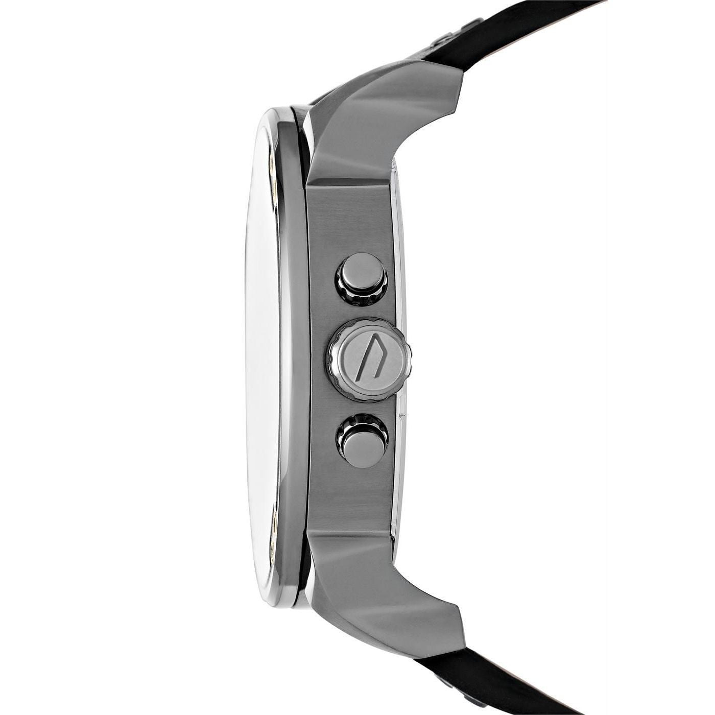 Diesel DZ7311 Big Daddy Chronograph Men's Watch – Black Dial & Black Leather Strap