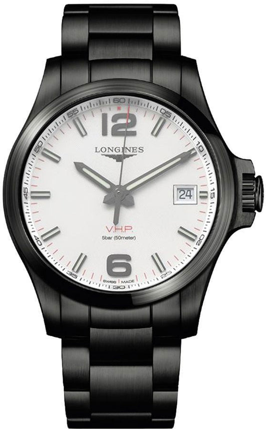 Longines Conquest V.H.P. Quartz Silver Dial Men's Watch L3.726.2.76.6